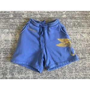 Cherry LA Los Angeles Mens S Shorts Blue Drawstring Pockets Logo New M9